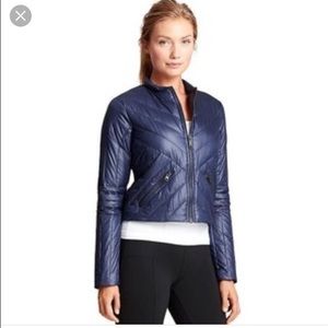 Athleta Geneva Navy Down Jacket